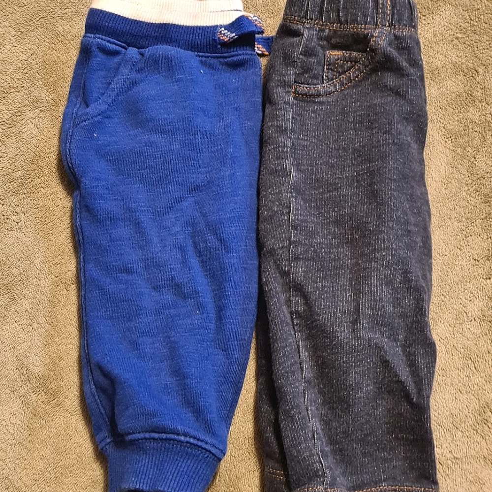 2 pairs baby boy pants